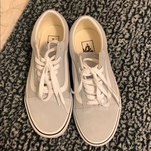 Grey vans, never worn!